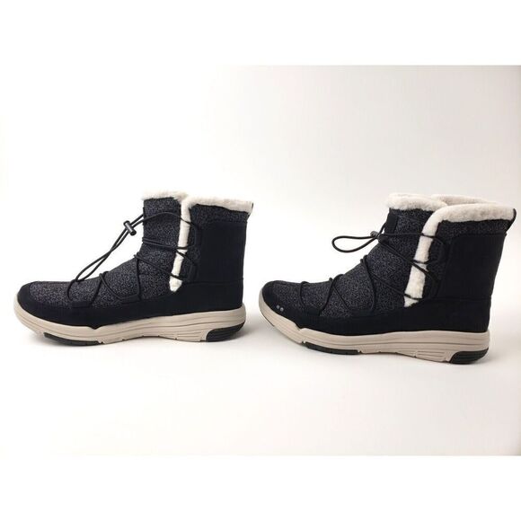 Ryka E3637M9008 Women's Sz 6M Black Multi Aubonne Suede Winter Boots $85 - Picture 4 of 5